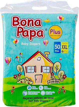 Bona Papa Plus Baby Diaper Xxl Size 50pcs Pack