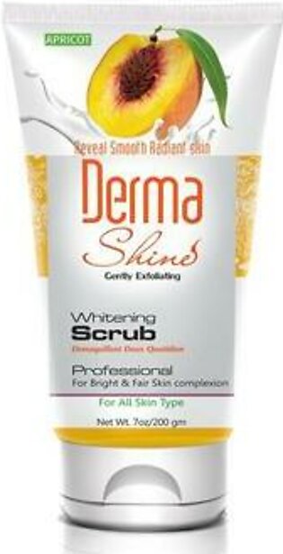 Derma Shine Whitening Apricot Scrub For Men And Women 200gm