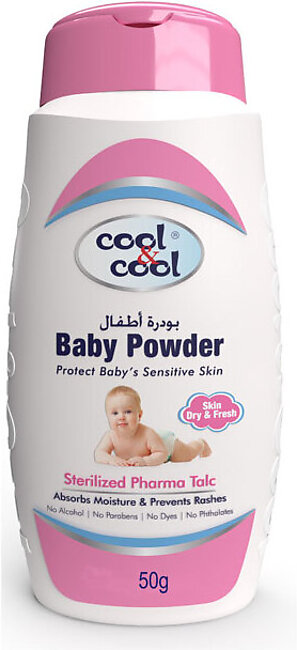 Cool And Cool - Baby Powder Sterilized 50gm