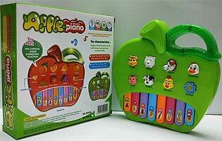 Apple Musical Piano Toy, Musical Toy, Learning And Educational Toy For Kids