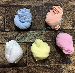 Pack of 5 New Born Baby Socks 0-6 Months
