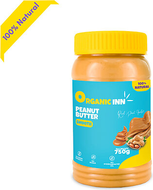Organic Inn Natural Peanut Butter - Smooth 750g.