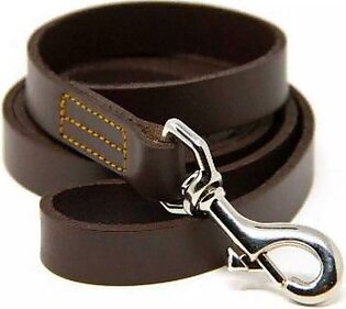 Leather Leash 5 ft - Brown for Dogs