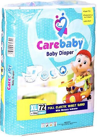 Carebaby Baby Diapers Xl Size(72 Pieces)