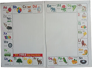 Whiteboard (7 In 1) With A Marker For Education For Reading And Writing Activities