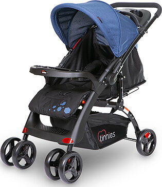 Tinnies Black Stroller With 2 Side Trays