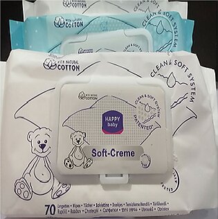1. Soft-creme Baby Wipes (3 Packs)