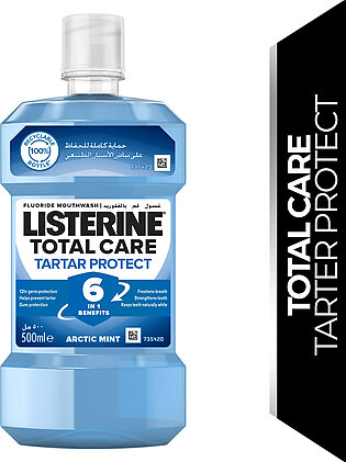 ListerineÂ®, Mouthwash, Advanced Tartar Control, Anti-bacterial, Antiseptic, Arctic Mint, 500ml