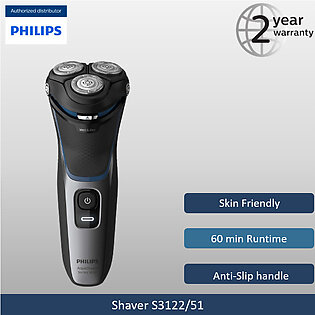 Philips Shaver S3122/51- Wet & Dry- Electric Shaver