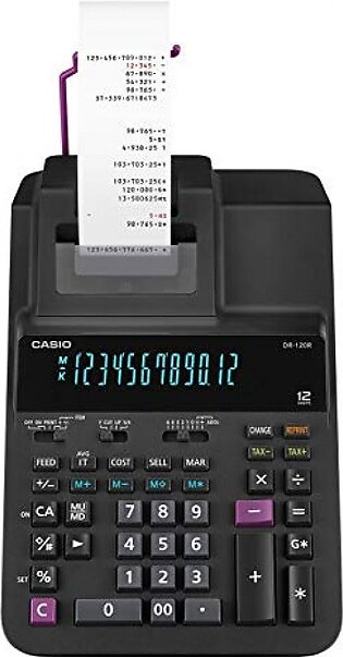 Casio Original Dr-120r Print Printing Calculator
