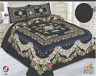 Cotton Bed Sheet 4 Pieces King Size Double Bed Multi Color Cb-g16