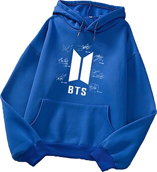 Royal Blue Bts Hoodie Hoody Pull Over Fleece All Color And Size Availables For Mens For Boys