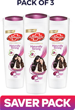 Rs.130 Off On Pack Of 3 Of Lifebuoy Naturally Strong Shampoo - 370ml
