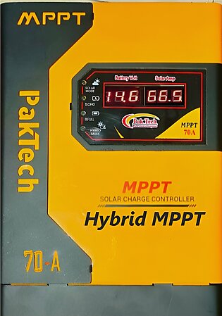 Hyrbid Pak Tech Mppt Solar Charge Controller 70 Ampere With Dc Load Connections 12/24 Volt 1200/2400 Watt