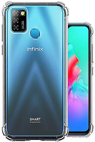 Infinix Smart 5 Back Cover | Infinix Hot 10 Lite Back Cover Transparent Extra Bumper Soft Crystal Clear Case For Infinix Smart 5 | Infinix Hot 10 Lite