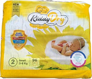 Kiddy Dry Baby Diaper Small Size 96 Pcs