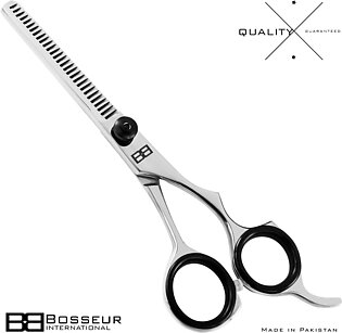 Polished High Carbon Steel Thinning Scissors 6.5” Hairdressing Razor Shears Professional Salon Barber Haircut Scissors