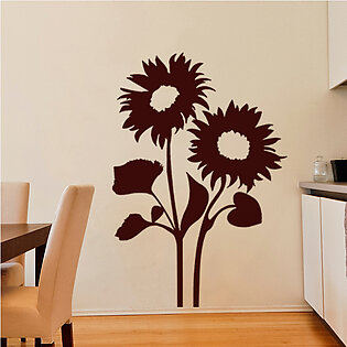 Beautiful Sunflowers Wall Sticker (24 x 36 Inches)