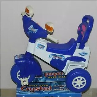 Baby Plastic Crystal Tricycle With Sound And Music