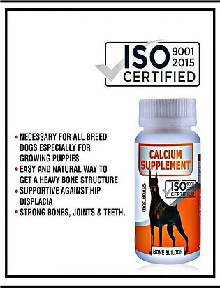 Calcium Supplement For Puppies And Dogs- Bone Builder - Iso Certified