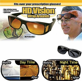 Night Driving Men Women Yellow Lens Anti Glare For Night Version Dark View Driver's Goggles