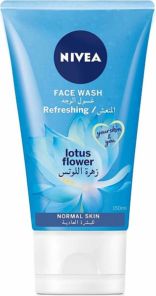 NIVEA Refreshing Face Wash, Dry Skin, 150ml