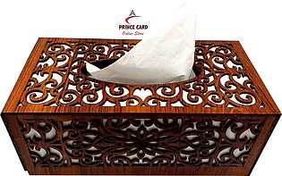 Tissue Box Holder, Office Table Tissue Paper Box, Wooden Tissue Paper Box,laser Cur Tissue Box,embroidery Tissue Box Holder- Prince Card Store