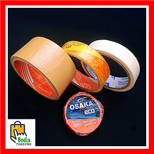 4pcs 4 Different Type Of Tape Need Of Every Home Packing Tape/paper Masking Tape/transparent Tape/osaka Tape