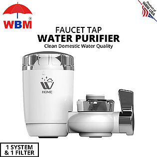 WBM Smart Multi-Purpose Faucet Tap Water Purifier- Long Lasting Water Faucet Filtration System