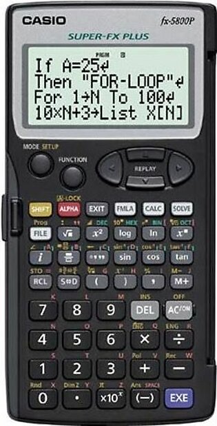 Fx-5800p Programmable Calculator With 664 Functions