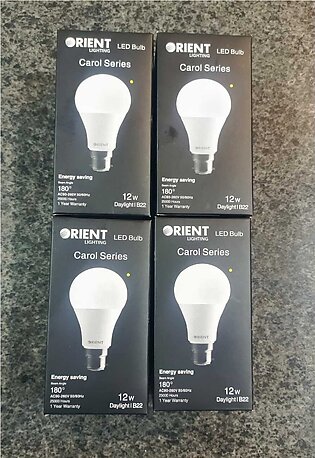 Pack Of 4 Orient 12w Bulb B22daylight