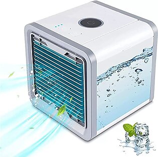 Udana Cortex Portable Mini Air Cooler Fan Air Conditioner 7 Colors Led Water Cooling Fan Humidifier Desk Usb Fan For Room Office