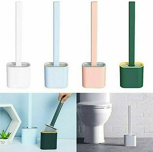 Silicone Toilet Brush With Drain Brush Holder, Toilet Cleaning ,bathroom Cleaning ,clean, Brushes