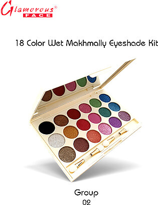 Glamorous Face 18 Color Wet Makhmali Eyeshadow Make-Up Kit Eye-shade Palette  | Make-Up Palette