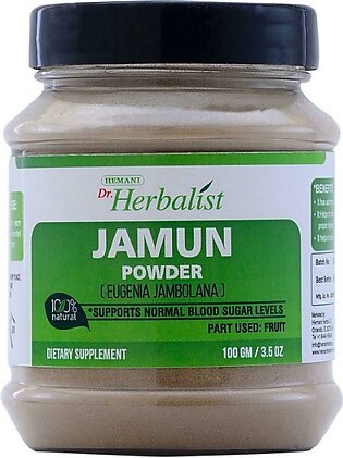 Hemani Herbals - Dr Herbalist Jamun Powder 100gm