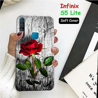 Infinix S5 Lite Back Cover - Rose Soft Cover Case