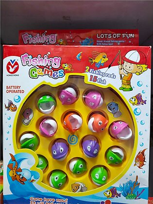 Fishing Game For Kids - 15 Fish Multicolors