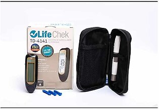 Life Chek Blood Glucose Glucometer - 10 Stips Included