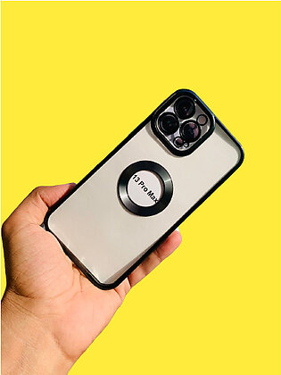 Chrome Lens Case With Logo Cut (iPhone 13, iPhone 13 Pro, iPhone 13 Pro Max , iPhone 12 Pro Max, iPhone 11, iPhone 11 Pro, iPhone 11 Pro Max, iPhone XS Max & Below Models (Back Cover)