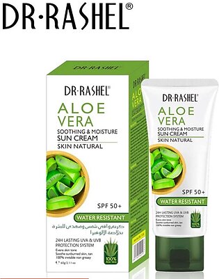 Dr Rashel Aloe Vera Soothing & Moisture Sun Cream Skin Natural Spf 50+ Water Resistant Drl-1538