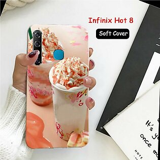 Infinix Hot 8 Cover Case ( X650 ) - Hot8 Ice Cream Soft Cover Case for Infinix Hot 8 X650 - Infinix Hot 8