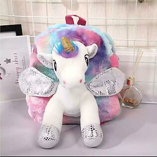 Soft And Fluffy Unicorn Backpack For Girls - Unicorn Bag