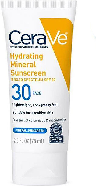 Cerave- Mineral Face Sunscreen Lotion Spf 30