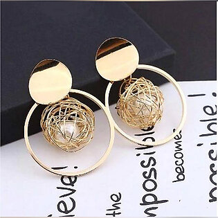 Latest Korean Style Gold Color Earring