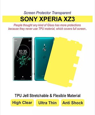 Sony xz3 front protector bending clear hydrojell