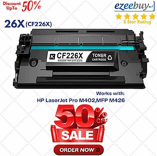 HP 26X Black LaserJet Toner Cartridge for Hp Printer