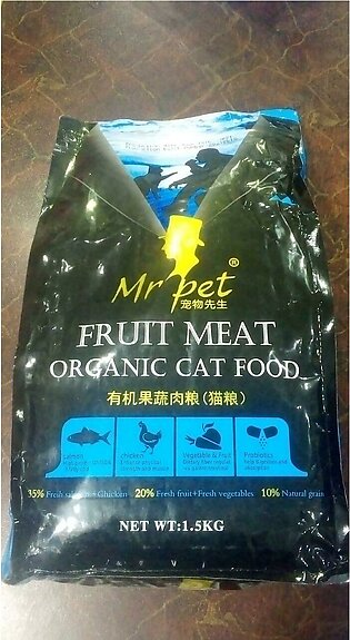 Mr Pet Fruit Meat Organic Cat Food 1.5kg