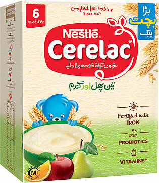 Baby Food - Nestle Cerelac - 3 Fruits & Wheat 750g