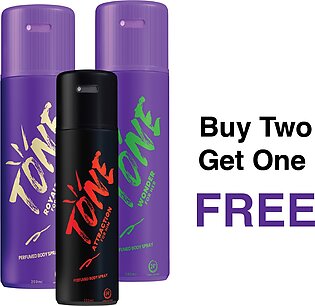 Buy Two Get One Free - Buy 2 Body Spray Get 1 Free - Body Mist - Attraction For Him, Royalty For Her And Wonder For Her Body Spray For Men And Women - Perfumes - Men Fragrances - Women Fragrances -(buy 1 Get 1 Free) 200ml