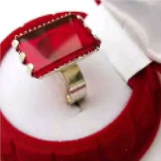 New Red Stone Turkish Ring For Men
